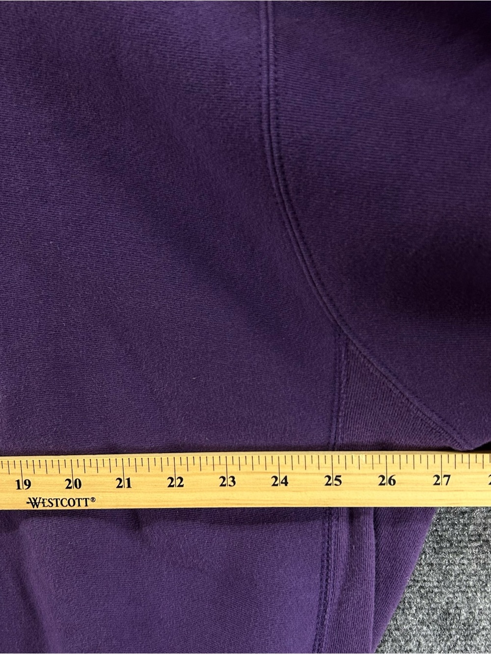 Vtg ACU Abilene Christian Univ Purple Crewneck Sweatshirt XL Pro Weave MV Sport - Picture 9 of 11